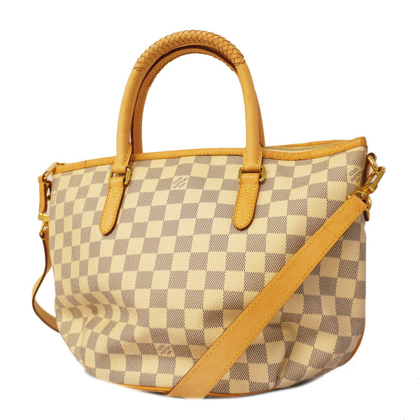 Louis Vuitton Damier Azur Riviera PM N48250 Women's Handbag Azur