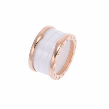 BVLGARI B-ZERO # 50 No. 9 Unisex K18PG / Ceramic Ring