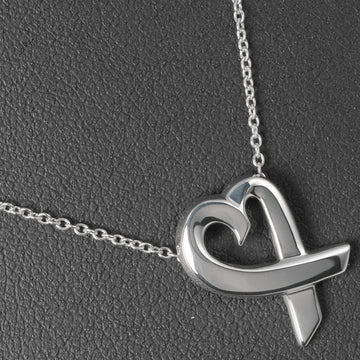 TIFFANY Loving Heart Necklace Silver 925 &Co. Women's