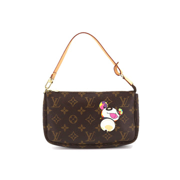 LOUIS VUITTON Monogram Panda Pochette Accessoires Handbag Takashi Murakami M51981