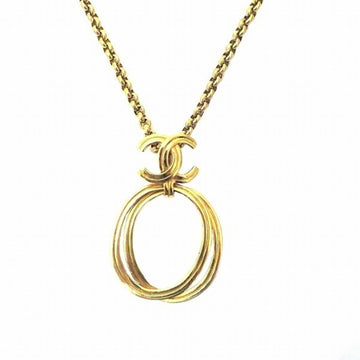 CHANEL vintage double chain necklace brand accessory ladies