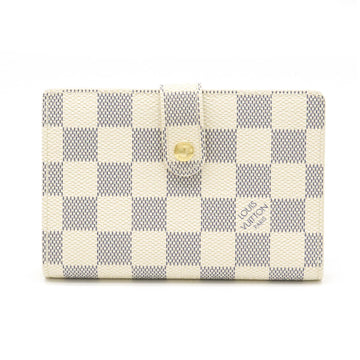 LOUIS VUITTON Damier Azur Portefeuille Viennois Bi-Fold Wallet Gama Mouth N61676