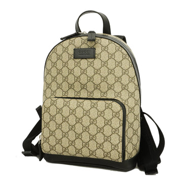 Gucci 429020 Women's GG Supreme Backpack Beige,Black