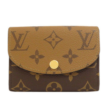 LOUIS VUITTON M82333 Portomone Rosary Monogram Reverse Coin Case Women's