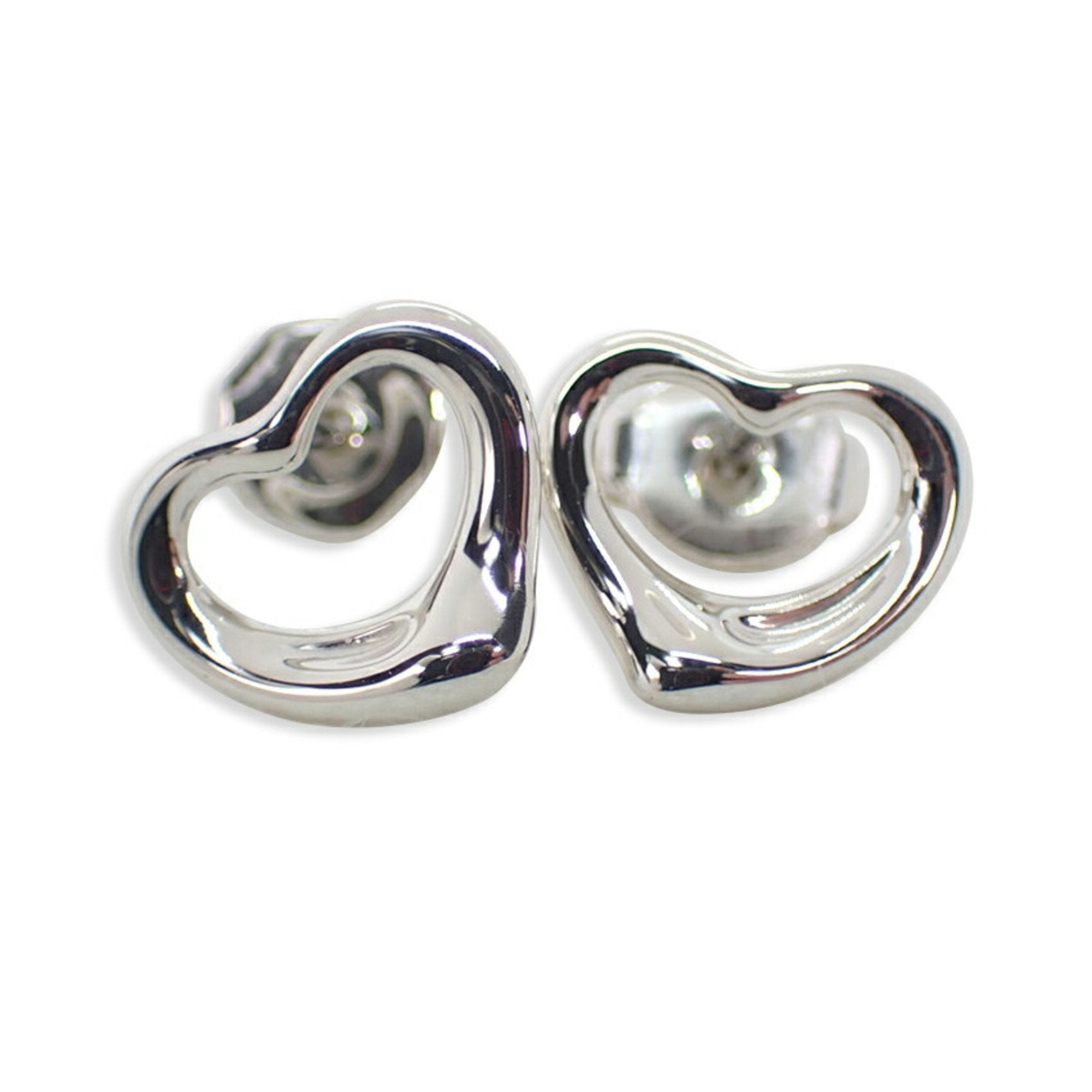 Tiffany sterling sale silver heart earrings