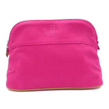 HERMES Bolide pouch 25 Pink cotton
