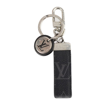 LOUIS VUITTON Portocre Neo LV Club Key Holder M80237 Monogram Eclipse Noir Silver Metal Fittings Back Charm Ring