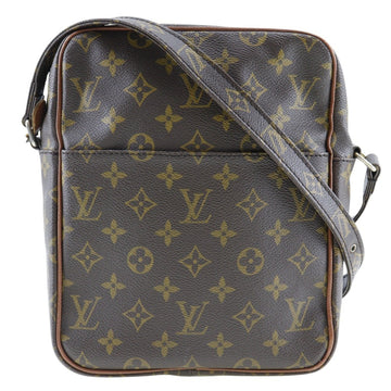 LOUIS VUITTON Shoulder Bag Vintage M3552 Monogram Canvas Made in France Brown Crossbody Zipper Dunouve Men Women