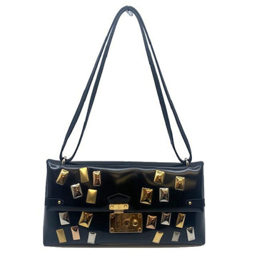 LOUISVUITTON Louis Vuitton Sacto Brallone PM Calf M50852 Shoulder Bag Black Women's