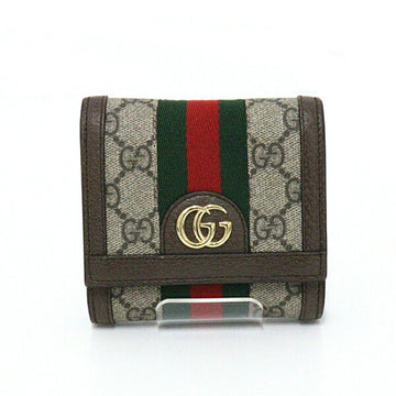 GUCCI Ophdia GG tri-fold wallet 598662 beige