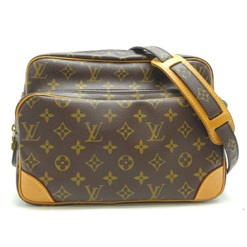 LOUIS VUITTON Nile Women's/Men's Shoulder Bag M45244 Monogram Ebene [Brown]