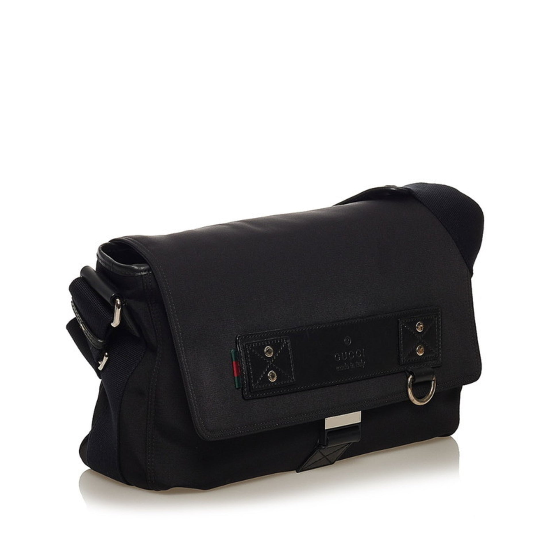GUCCI Shoulder Bag 246067 Messenger bag Sherry line Nylon/leather