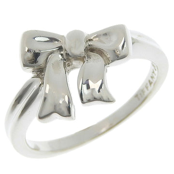 TIFFANY&Co. Ribbon motif No. 11.5 Ring Vintage Silver 925 Made in the USA Approx. 3.3g Ladies