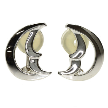 TIFFANY moon earrings silver ladies