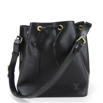 LOUIS VUITTON Shoulder Bag Petit Noe M59012 Epi Noir Black Women's Lv