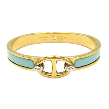 HERMES Mini Click Chaine d'Incre PM Blue Gold Gold/Aqua enamel Metal / Enamel