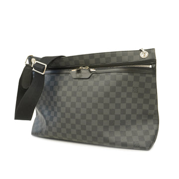 LOUIS VUITTONAuth  Damier Graphite hunter Graphite N41656 Men's Shoulder Bag