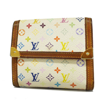 LOUIS VUITTON[3yc2237] Auth  Trifold Wallet Monogram Multicolor Porto Monevier Cult Credit M92983 Bron