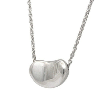 TIFFANY Bean Necklace Silver Elsa Peretti Ag 925 &Co. 11mm Ladies