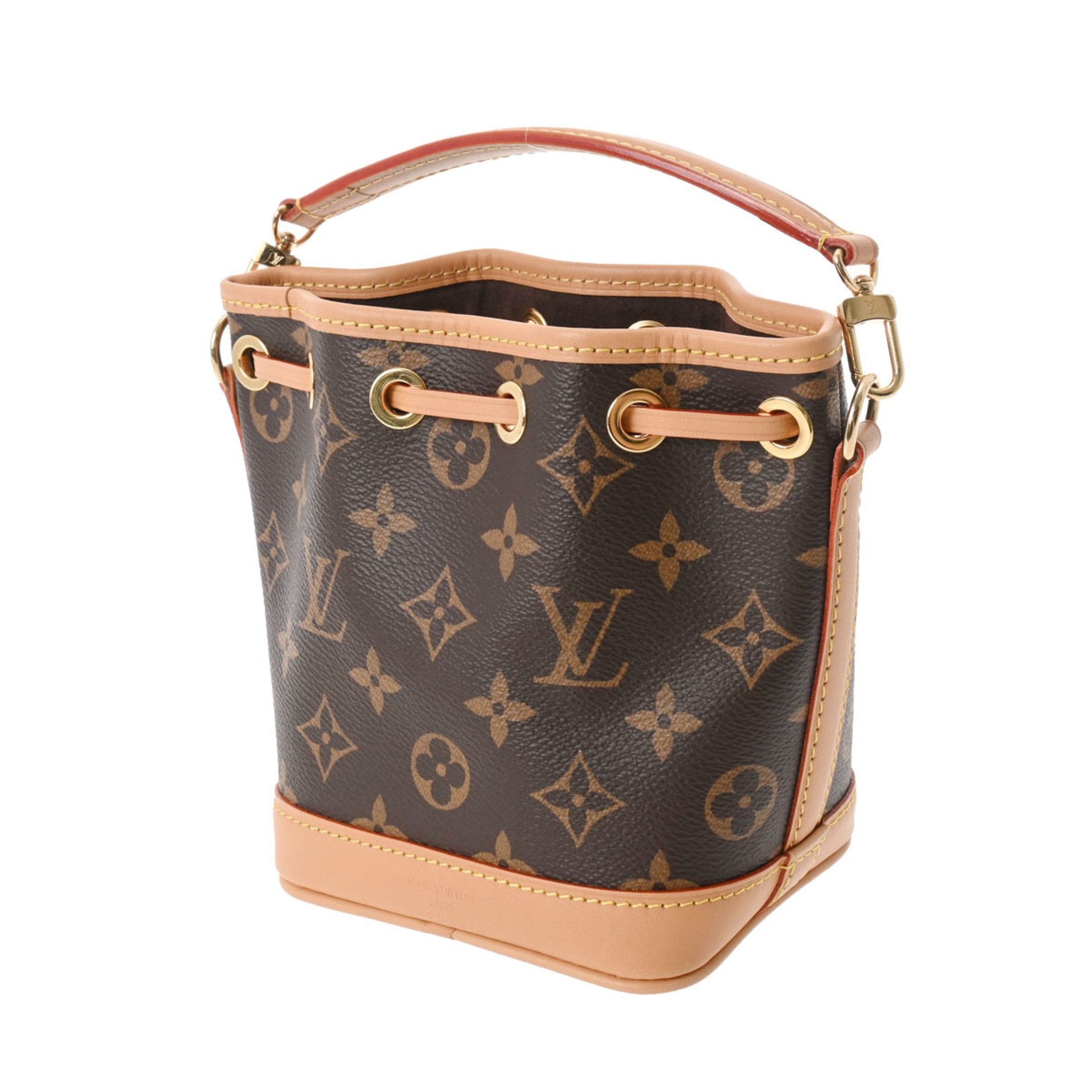  Louis Vuitton M81266 Nano Noe Monogram Canvas Leather Cross  Body Pouch Pochette Bag, Brown, Women's, Genuine Cosmetic Box, Shop Bag  Included, Braun : Clothing, Shoes & Jewelry