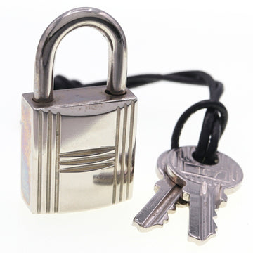 HERMES Cadena Silver Metal Ladies Padlock Key