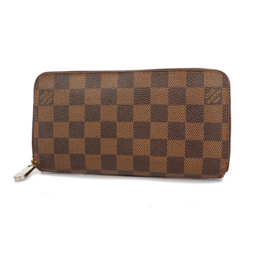 LOUIS VUITTONAuth  Damier Zippy Wallet N60015 Women's Long Wallet [bi-fold]