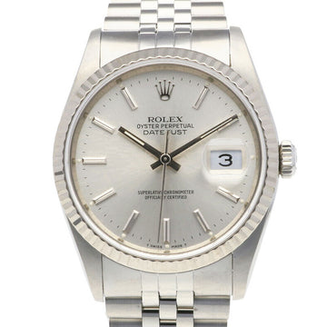 ROLEX Datejust Oyster Perpetual Watch Stainless Steel 16234 Men's