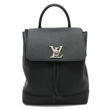 LOUIS VUITTON Lock Me Backpack Rucksack Calf Leather Noir Black M41815