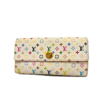 LOUIS VUITTONAuth  Monogram Multicolore Portofeuil Sara M60272 Women Long Wallet