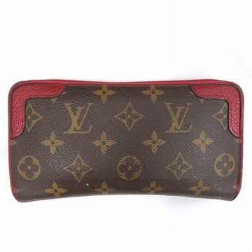 LOUIS VUITTON Monogram Zippy Wallet Retiro M61854 Long Ladies