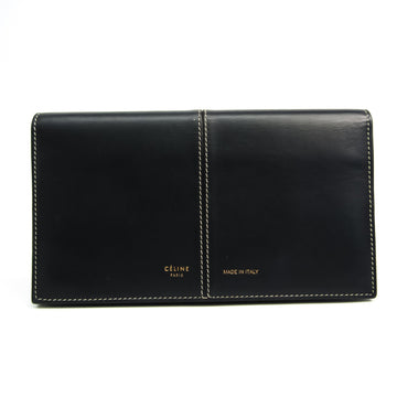 Celine Women's Calfskin Long Wallet (bi-fold) Navy