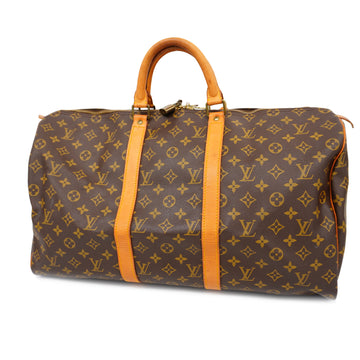 LOUIS VUITTONAuth  Monogram Keepol 50 M41426 Boston Bag