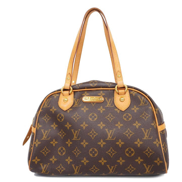 LOUIS VUITTON Shoulder Bag Monogram Montorgueil PM M95565 Brown Ladies