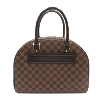 LOUIS VUITTON Nolita Brown Ebene Damier PVC coated canvas N41455