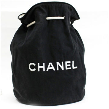 Chanel bag pool canvas x vinyl black white CHANEL women's men's backpack sports gym