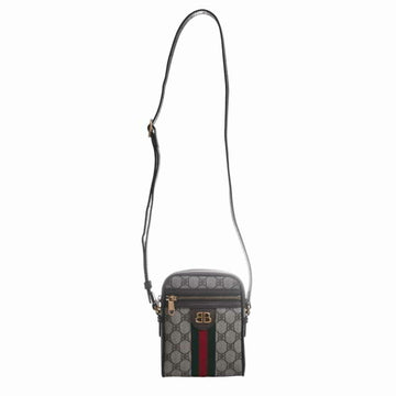 GUCCI Balenciaga Collaboration Leather The Hacker Project Shoulder Bag 680129 Beige Brown