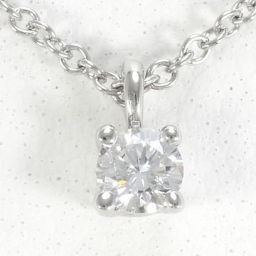 TIFFANY PT950 necklace diamond about 0.10ct total weight 2.3g 40cm jewelry