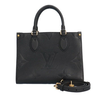 LOUIS VUITTON On the Go PM Monogram Emprene Shoulder Bag M45653 Black Women's