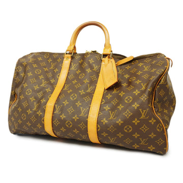 LOUIS VUITTONAuth  Monogram Keepol 50 M41426 Boston Bag