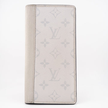 LOUIS VUITTON/ M30298 Portefeuille Blazer Taigarama Long Wallet Gray Men's