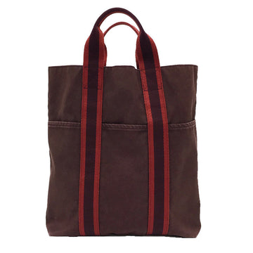 HERMES Fool Tucabus Tote Bag Hand Bordeaux Back