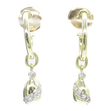 CARTIER diamond earrings Pierced earrings Clear K18 [Yellow Gold] Clear