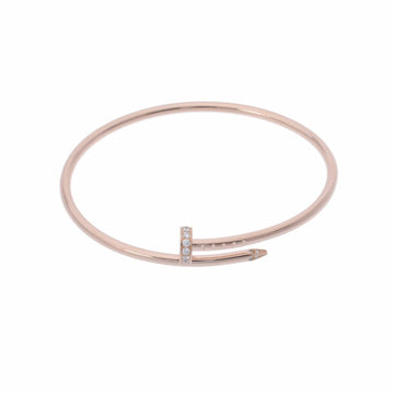 CARTIER Just Ankle SM #16 Women's K18 Pink Gold Bracelet