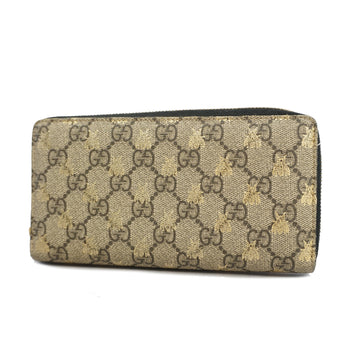 Gucci Bi-fold Long Wallet GG Supreme Bee 410102 Women's GG Supreme Wallet