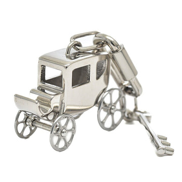 HERMES Curiosity Carriage Charm Silver