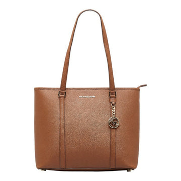 MICHAEL KORS Sadie Shoulder Bag Tote Brown Leather Ladies
