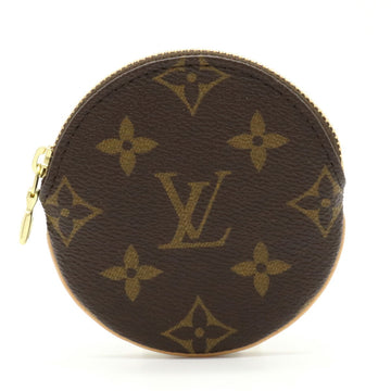 LOUIS VUITTON Monogram Porto Monet Ron Coin Case Purse Round M61926