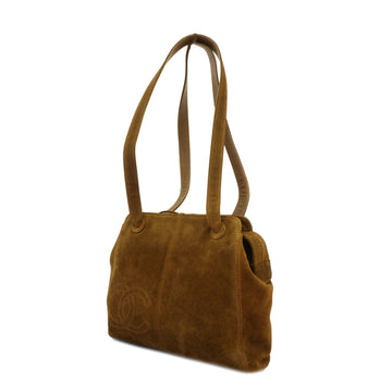 CHANELAuth  Tote Bag Women's Suede Shoulder Bag,Tote Bag Brown