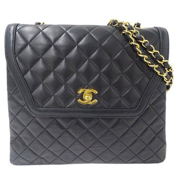 Chanel Women's Leather Shoulder Bag Black