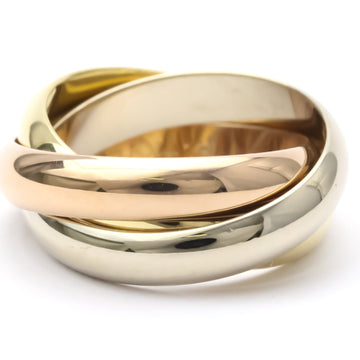 CARTIER Trinity Pink Gold [18K],White Gold [18K],Yellow Gold [18K] Fashion No Stone Band Ring Gold